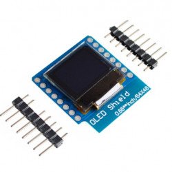 OLED Shield V1.1.0 for WeMos D1 mini 0.66inch 64X48 IIC I2C OLED Shield V1.1.0 for WeMos D1 mini 0.66inch 64X48 IIC I2C