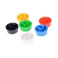Cap for B3F-4055 12mm Tactile switch black Cap for B3F-4055 12mm Tactile switch black