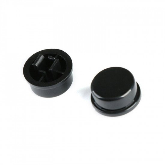 Cap for B3F-4055 12mm Tactile switch black
