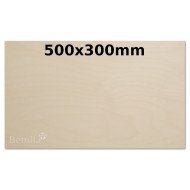 Birch plywood for laser, pyrography, craft and model making 3,4,5 and 6mm