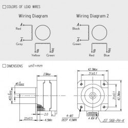 17HS4023 pancake stepper motor for titan extruder 17HS4023 pancake stepper motor for titan extruder