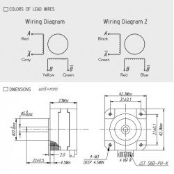 17HS4023 pancake stepper motor for titan extruder 17HS4023 pancake stepper motor for titan extruder