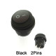 KCD1-5-101W Rocker Switch12mm, Waterproof,  Round 