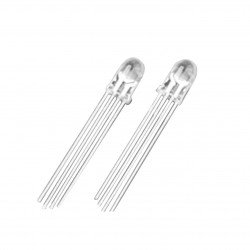 RGB  Tri-Color common cathode fogged LED 5pcs RGB  Tri-Color common cathode fogged LED 5pcs