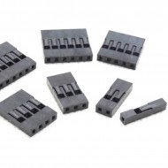 Dupont Style 2.54mm Pin Housing, 1-6p pack of 10