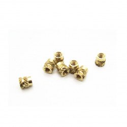 Heat insert M3x4.55x5.74 pack of 50 Heat insert M3x4.55x5.74 pack of 50
