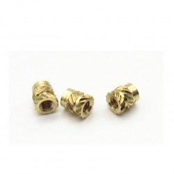 Heat insert M3x4.55x3.85 pack of 50 Heat insert M3x4.55x3.85 pack of 50